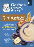 GERBER Natural milk porridge wheat-oat apple and plum 220 g - Milk Porridge