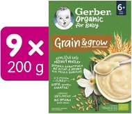 GERBER Organic nemléčná kaše s příchutí vanilky 9× 200 g - Nemléčná kaše