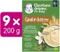GERBER Organic non-dairy porridge with vanilla flavour 9×200 g - Dairy-Free Porridge