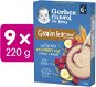 GERBER Natural wheat-oat raspberry and banana porridge 9×220 g - Milk Porridge