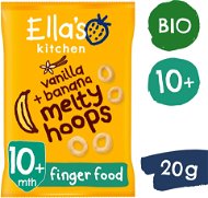 Ella's Kitchen BIO křupavé kroužky s banánem a vanilkou (20 g) - Křupky pro děti