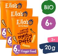Ella's Kitchen BIO chrumky mrkva a paštrnák (3× 20 g) - Chrumky pre deti