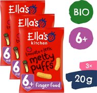 Ella's Kitchen BIO křupky rajče a pórek (3× 20 g) - Křupky pro děti