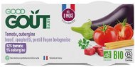 Baby Food Good Gout Organic Spaghetti with eggplant and beef (2×190 g) - Příkrm