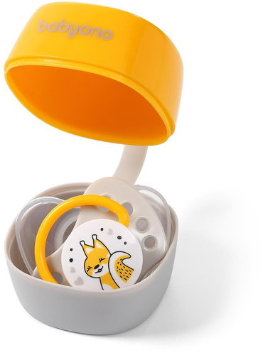 BabyOno Dummy Case, Yellow - Dummy Case - Main image