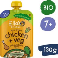 Ella's Kitchen BIO Kuřátko s kukuřičnou kaší (130 g) - Kapsička pro děti