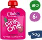 Tasakos gyümölcspüré Ella's Kitchen BIO Pink One fruit smoothie with rhubarb (90 g) - Kapsička pro děti