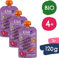 Ella's Kitchen BIO Batáty, dýně a jablko (3× 120 g) - Kapsička pro děti