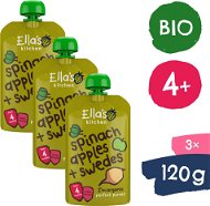 Ella's Kitchen Organic spinach apple and turnip (3×120 g) - Meal Pocket