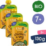 Ella's Kitchen BIO Kuriatko s kukuričnou kašou (3× 130 g) - Kapsička pre deti