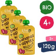 Ella's Kitchen BIO Jablko a banán (3× 120 g) - Kapsička pre deti