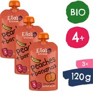 Ella's Kitchen Organic Banana with peach (3×120 g) - Meal Pocket