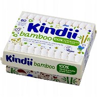 KINDII Bamboo cotton buds for children 60 pcs - Cotton Swabs 