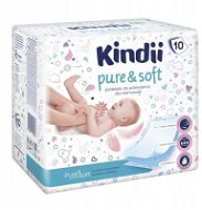 KINDII Pure&Soft jednorázové podložky 60 × 60 cm, 10 ks - Prebaľovacia podložka
