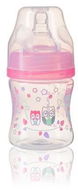 BabyOno Anticolic Bottle with Wide Neck, 120ml - Pink - Baby Bottle