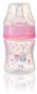 BabyOno antikoliková fľaša so širokým hrdlom, 120 ml – ružová - Dojčenská fľaša