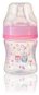 BabyOno Anticolic Bottle with Wide Neck, 120ml - Pink - Baby Bottle