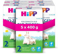 HiPP 2 BIO kozie mlieko 5×  400 g - Dojčenské mlieko