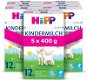 HiPP 3 BIO kozie mlieko Junior 5× 400 g - Dojčenské mlieko