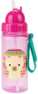SKIP HOP Zoo cup with straw PP without PVC and BPA Lama 385 ml, 12 m+ - Baby cup