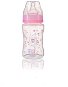 BabyOno antikoliková fľaša so širokým hrdlom, 240 ml – ružová - Dojčenská fľaša