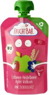 FruchtBar BIO 100 % recyklovateľná ovocná kapsička s jablkom, jahodou, čučoriedkami a špajdľou 100 g - Kapsička pre deti