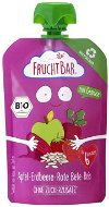 FruchtBar BIO 100% recyclable fruit pocket with apple, strawberry, beetroot and rice 100 g - Meal Pocket
