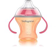 BabyOno non-leaking cup with soft mouth 180 ml, pink - Baby cup