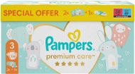 PAMPERS Premium Care ajándékdoboz 3-mas méret (120 db) + Aqua Pure törlőkendő 48 db - Eldobható pelenka