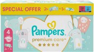 PAMPERS Premium Care darčekový box veľkosť 4 (104 ks) + obrúsky Aqua Pure 48 ks - Jednorazové plienky
