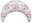 Breastfeeding Pillow in Crescent Shape Rose