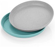Reer Tányér kék/szürke 2 db - Gyerek tányér