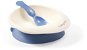 Children's Bowl BabyOno bowl with suction cup and spoon, blue - Dětská miska