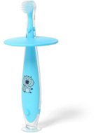 BabyOno Baby Toothbrush with Stopper 6 Months+, Blue - Children's Toothbrush