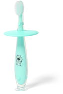 BabyOno Suction Baby Toothbrush 12 m+, Grey/Blue, 1 pc - Children's Toothbrush