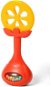BabyOno dětské edukační kousátko s chrastítkem pomeranč - Kousátko