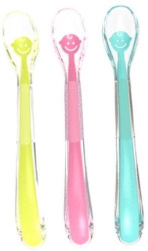 BabyOno baby silicone spoon Smile 6 m+, 1 piece - Children's Cutlery - Main image