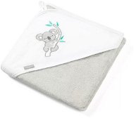 BabyOno hooded towel bamboo 85 x 85 cm, koala, grey - Children's Bath Towel