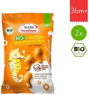 FruchtBar BIO špajdľové chrumkavé krekry morský koník 2× 90 g - Chrumky pre deti