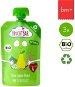 FruchtBar BIO 100 % recyklovateľná ovocná kapsička s hruškou, uhorkou a špajdľou 3× 100 g - Kapsička pre deti