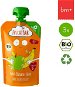 FruchtBar BIO 100 % recyklovateľná ovocná kapsička s jablkom, pomarančom, banánom a ovsom 3× 100 g - Kapsička pre deti