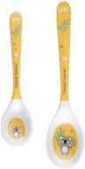 Children's Cutlery Canpol Babies Exotic Animals melamine spoons 2 pcs, yellow - Dětský příbor