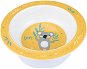 Children's Bowl Canpol Babies melamine bowl with suction cup Exotic Animals 270 ml, yellow - Dětská miska