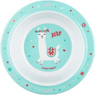 Canpol Babies melamine bowl with suction cup Exotic Animals 270 ml, turquoise - Children's Bowl