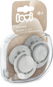 LOVI Harmony Silicone Dynamic Soother 18 m+, grey 2 pcs - Dummy