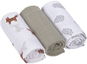 Lässig Swaddle Burp Blanket Little Forest Fox 60 × 60 cm - Mosható pelenka