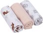 Lässig Swaddle Burp Blanket Little Forest Rabbit 60 × 60 cm - Cloth Nappies