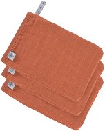 Lässig Muslin Wash Glove Set Rust 13 × 22 cm, 3 db - Mosdókesztyű