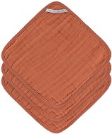 Lässig Muslin Washcloth Set Rust 30 × 30 cm, 3 ks - Žínka