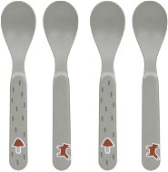 Lässig Spoon Set PP/Cellulose Little Forest Fox, 4 pcs - Children's Cutlery
